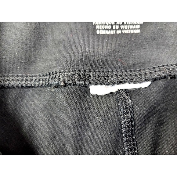DKNY Sport Black Legging Pant Logo Leg Wide Waistband Size Small Lounge Y2K - Picture 4 of 9